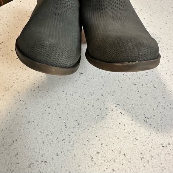 Kensie Gerona Textured Gray Ankle Booties Low Block Heel Size 9M - Picture 10 of 10